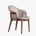 Italian Light Luxury Butterfly Chair, Mid-Century Modern Dining Chair, Italian Designer Solid Wood Chair, Comfortable Backrest Chair for Long Sitting