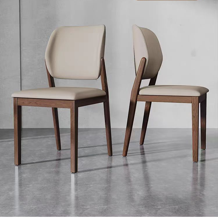 Ash Wood Dining Chair, Modern Minimalist Solid Wood Chair For Home Dining Room Study