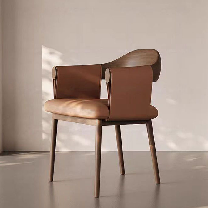 Italian Light Luxury Single Leisure Chair, Reception Negotiation Chair, Hotel Lobby & Showroom Furniture, Mahjong Dining Chair